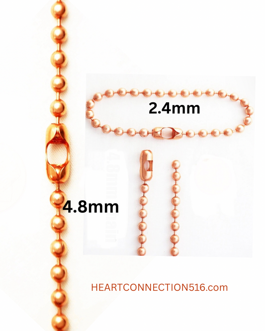 Copper beads bracelet