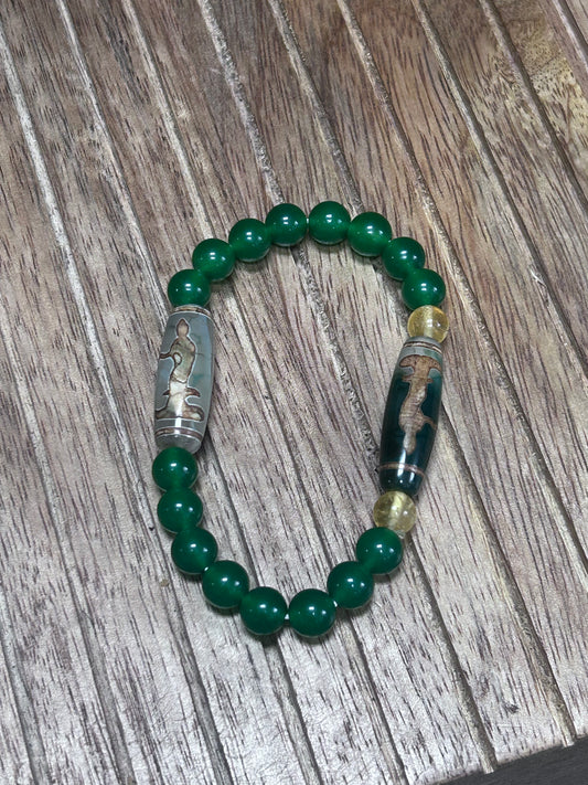 Gāju Bracelet – Green Flow Edition